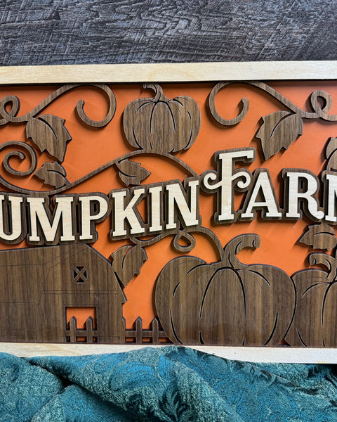 Pumpkin Farm Sign