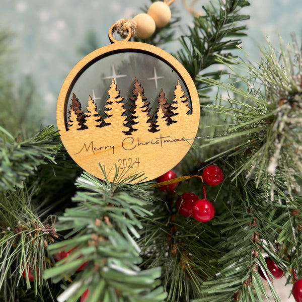 2024 Wooden Christmas Ornament