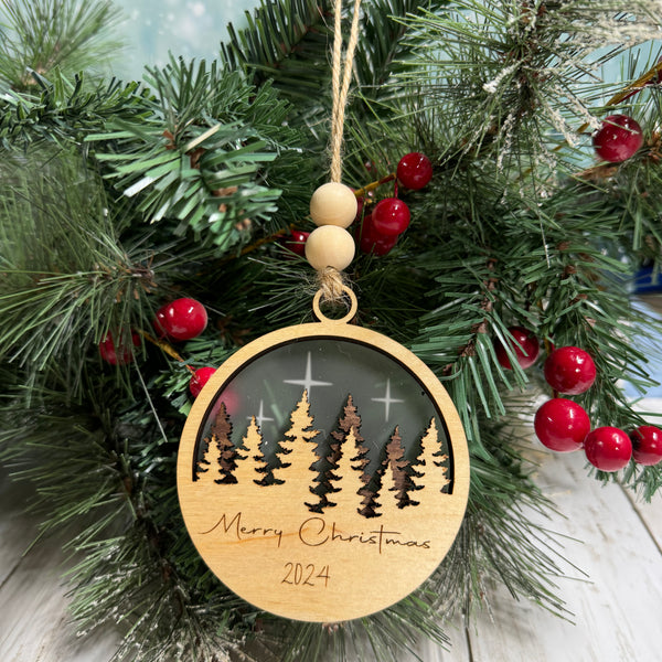 2024 Wooden Christmas Ornament