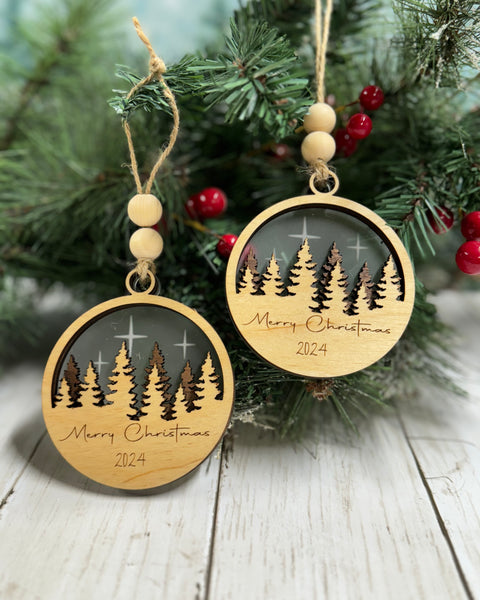 2024 Wooden Christmas Ornament