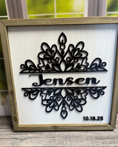 Personalized Wedding Gift Sign