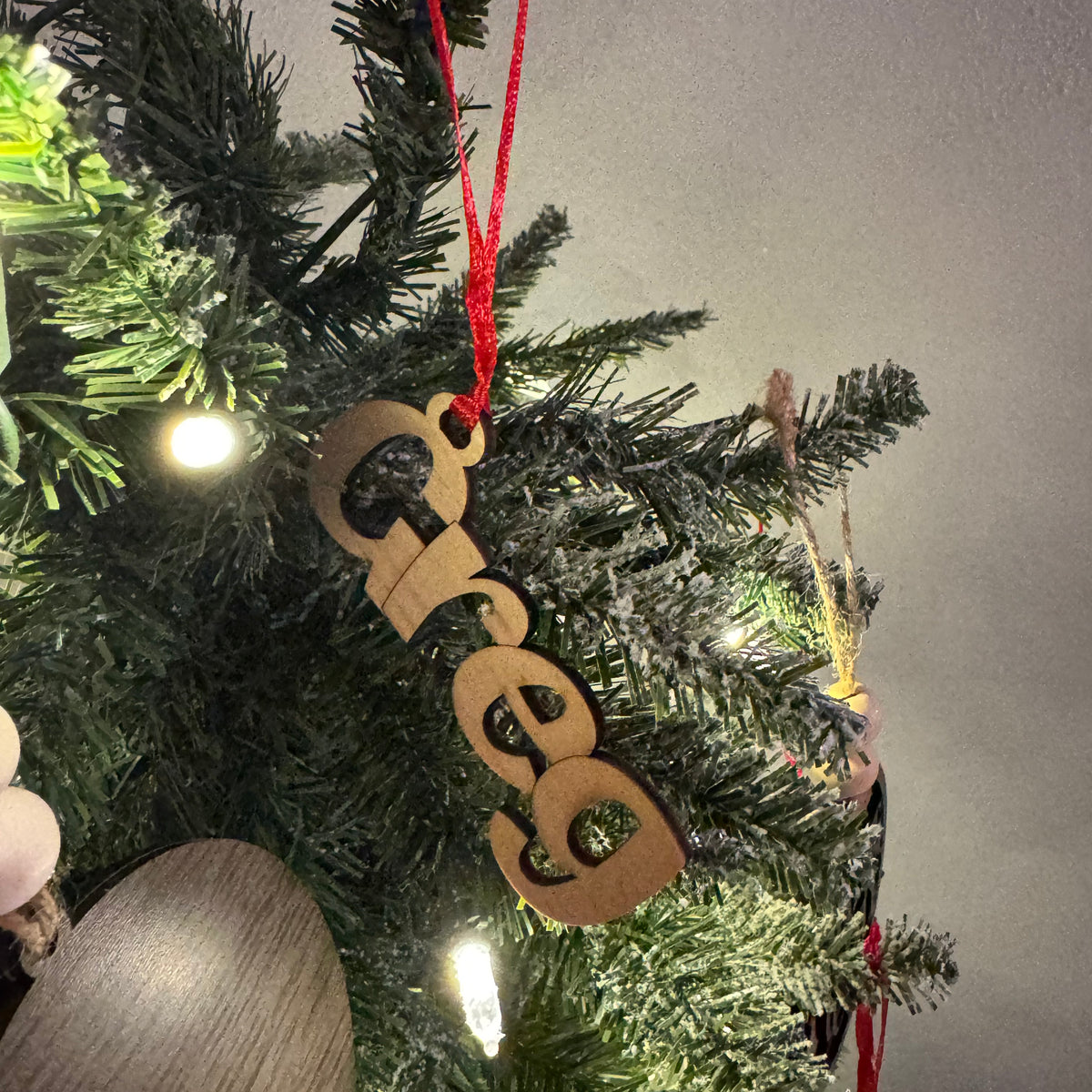 Chunky Name Ornaments