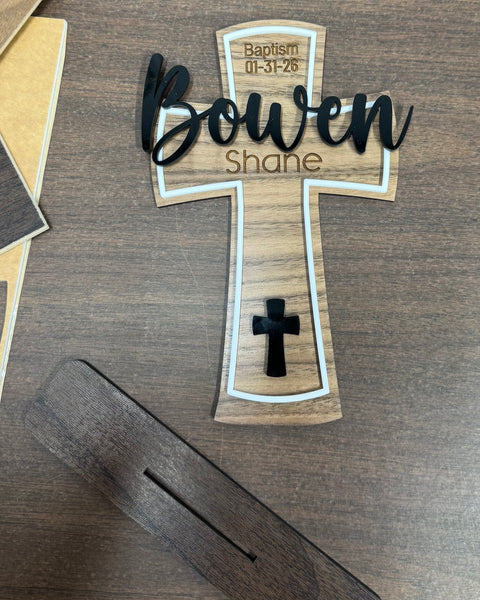 Baptism Wooden Cross