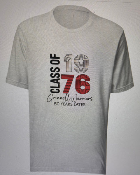 Class of 1976 Grinnell Warriors T-shirt
